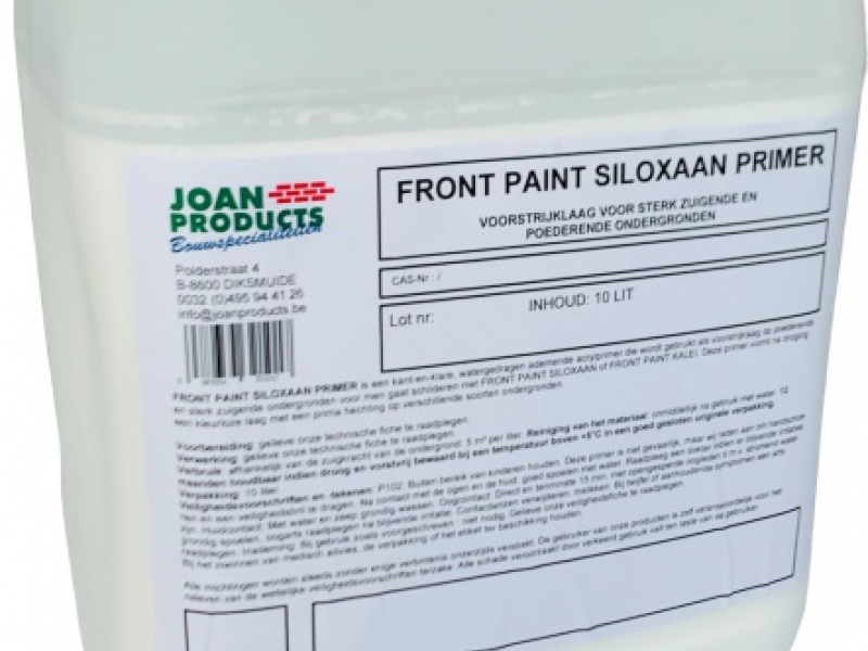 FRONT PAINT SILOXAAN PRIMER Gevelverven - Joan Products